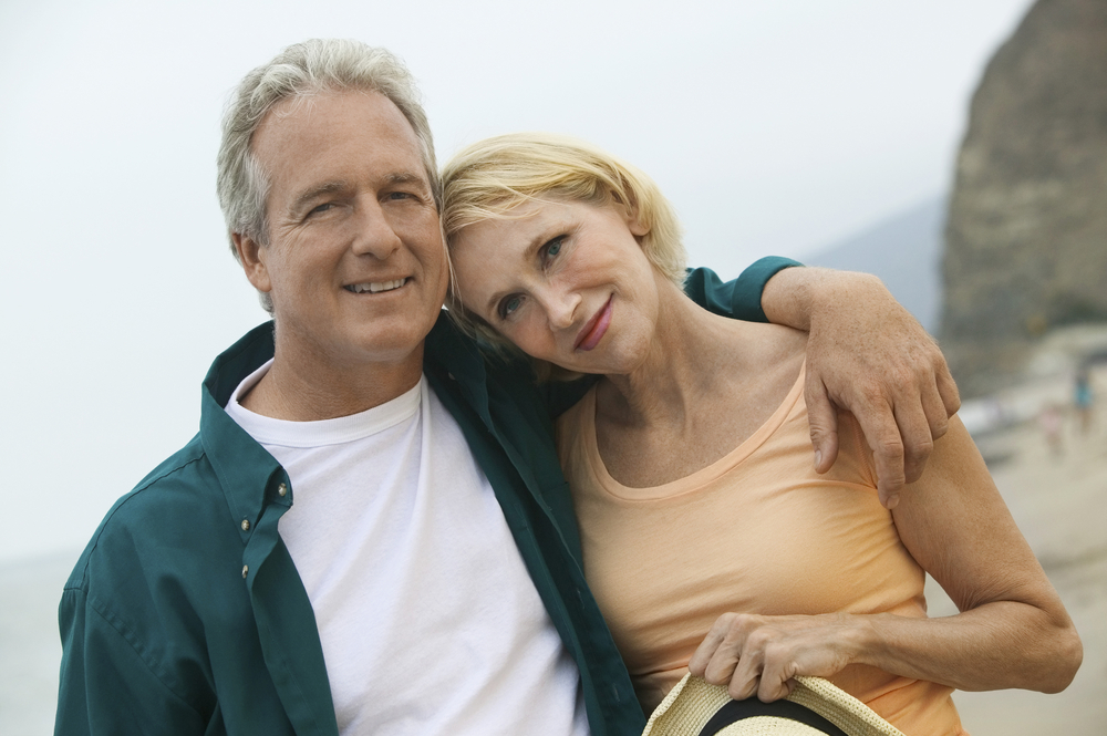Older Couple, Beach, Couple At Beach, Older
